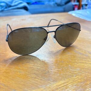 RARE Vintage Black Nikon Aviator Sunglasses